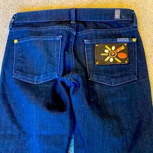Women's 7 for all mankind blue jeans . Size 25 .NWOT